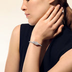 Bracelet Force 10, grand modèle, pavé, Hero Cut