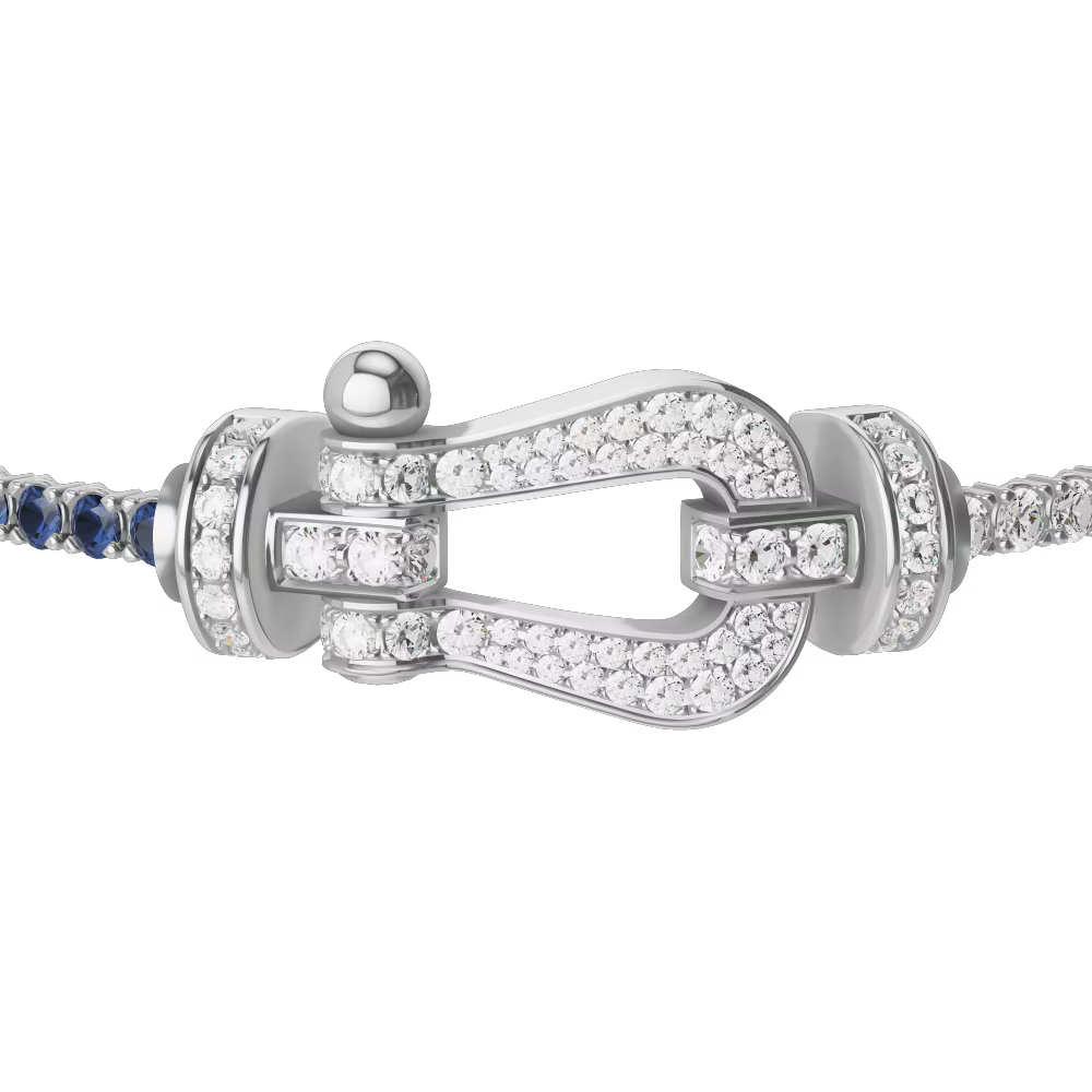 Bracelet Force 10, grand modèle, pavé