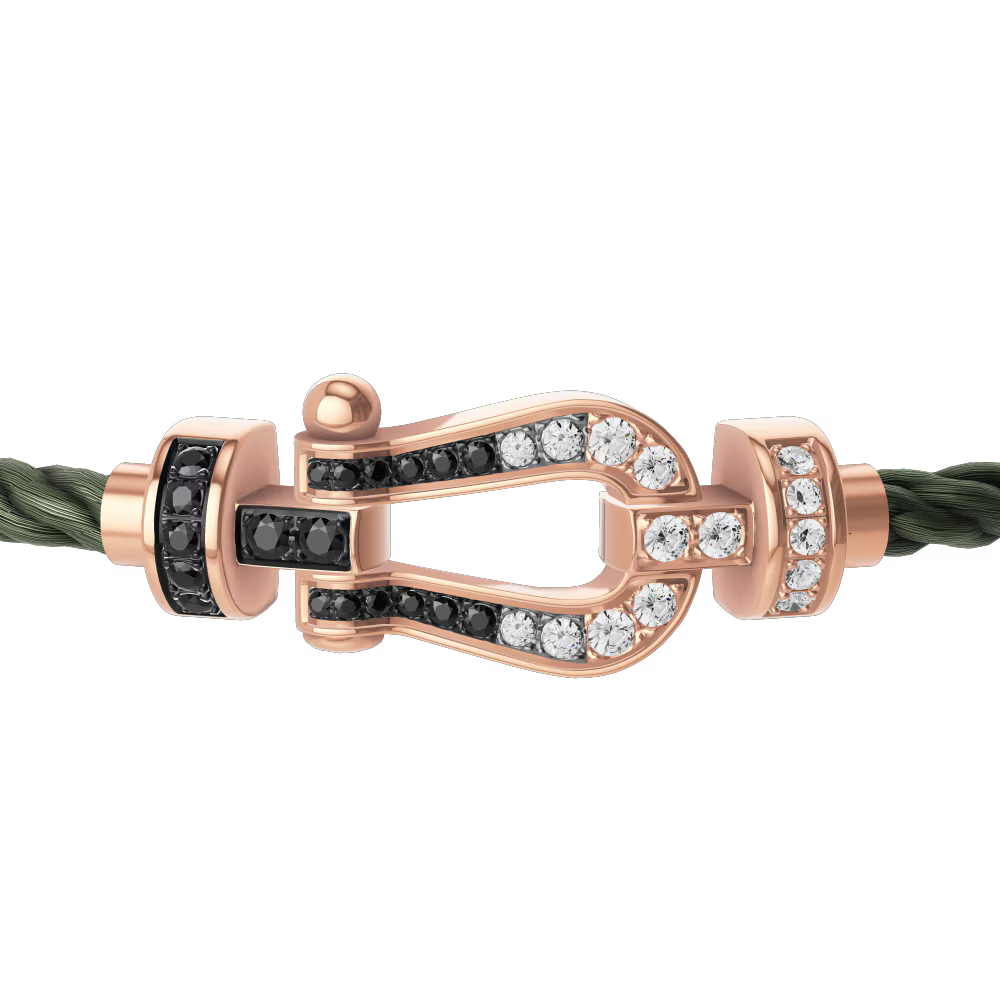 Bracelet Force 10, moyen modèle, pavé
