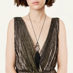 Collier Bean avec cristal de roche