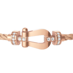 Bracelet Force 10, moyen modèle, semi-pavé