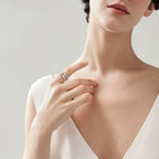Tiffany T Bague True en or blanc 18 carats