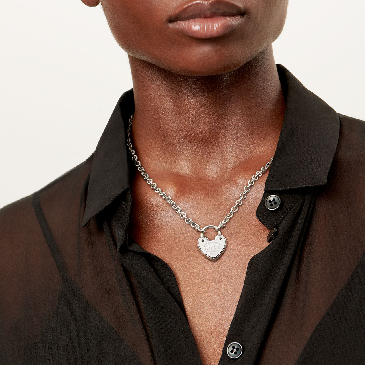 Collier Cadenas Love en argent 925 millièmes