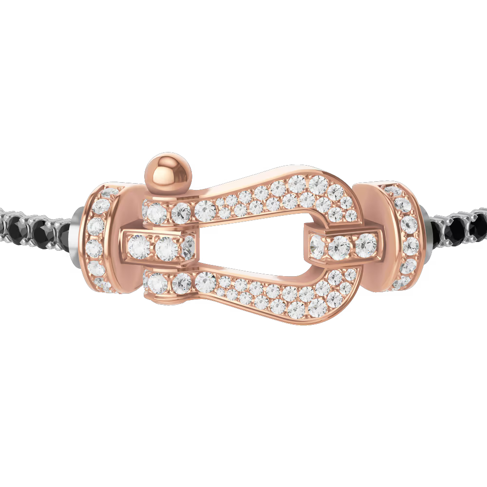 Bracelet Force 10, grand modèle, pavé
