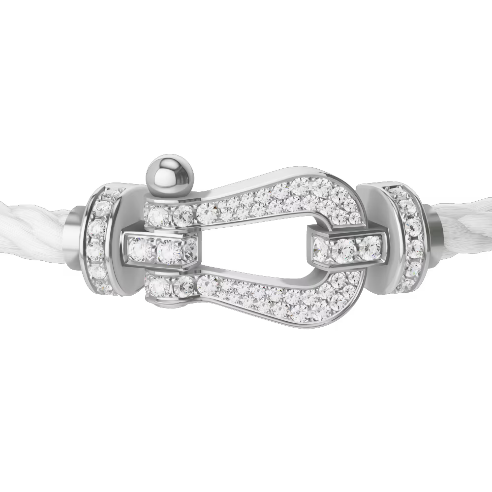 Bracelet Force 10, grand modèle, pavé