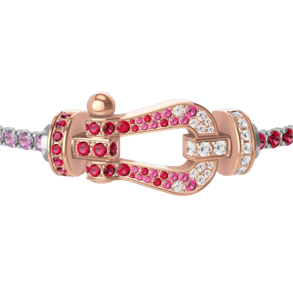 Bracelet Force 10, grand modèle, pavé