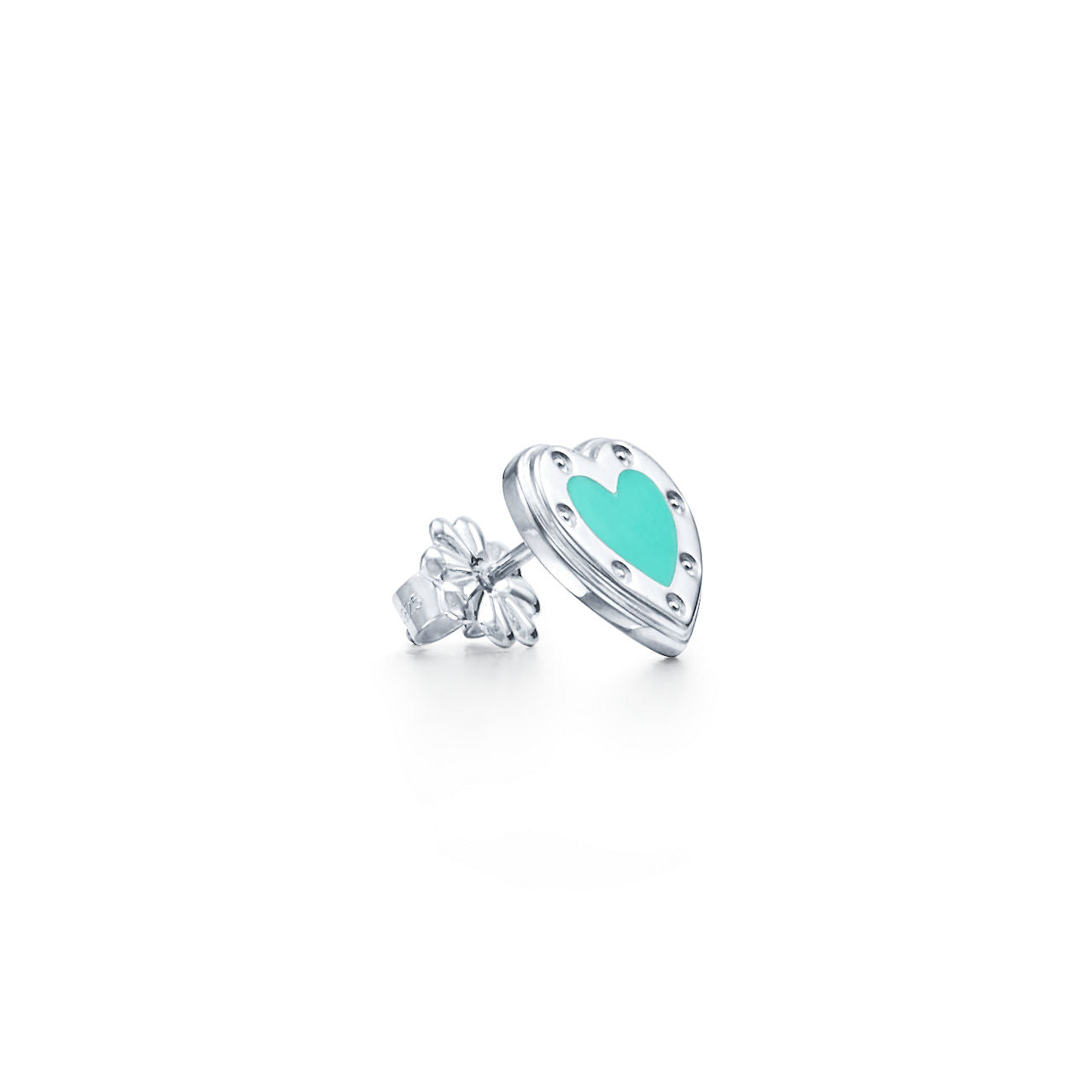 Boucles d’oreilles Love Cœur Tiffany Blue® en argent 925 millièmes. Mini.