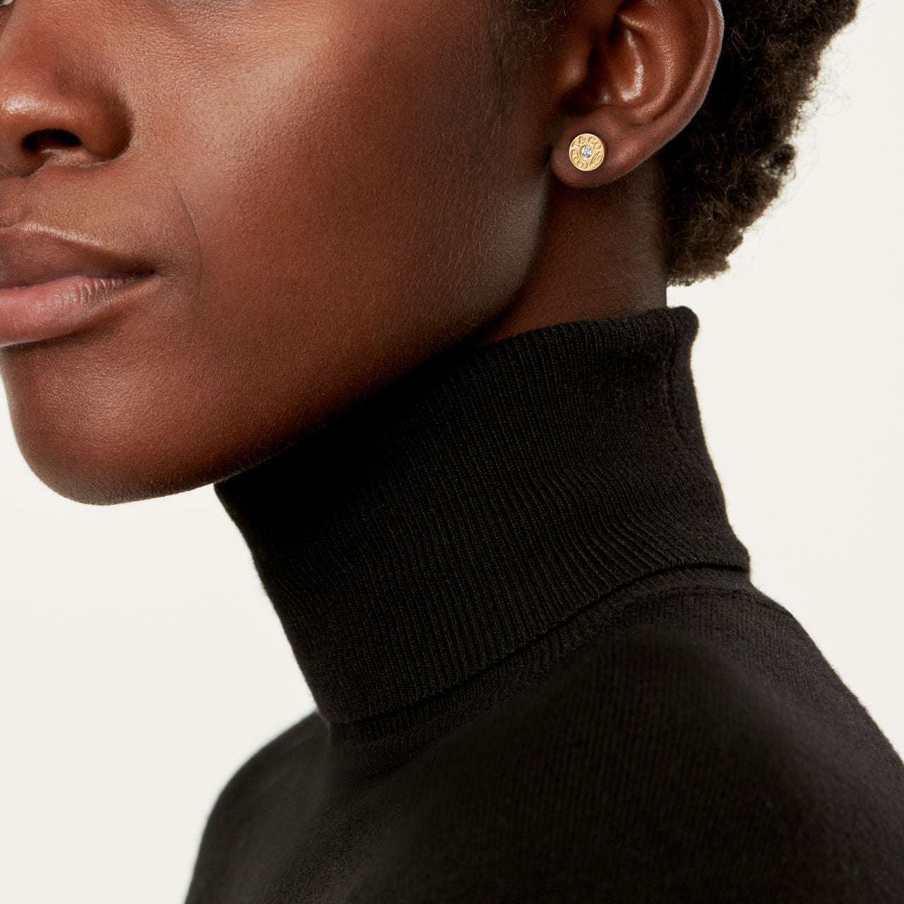 Boucles d’oreilles rondes