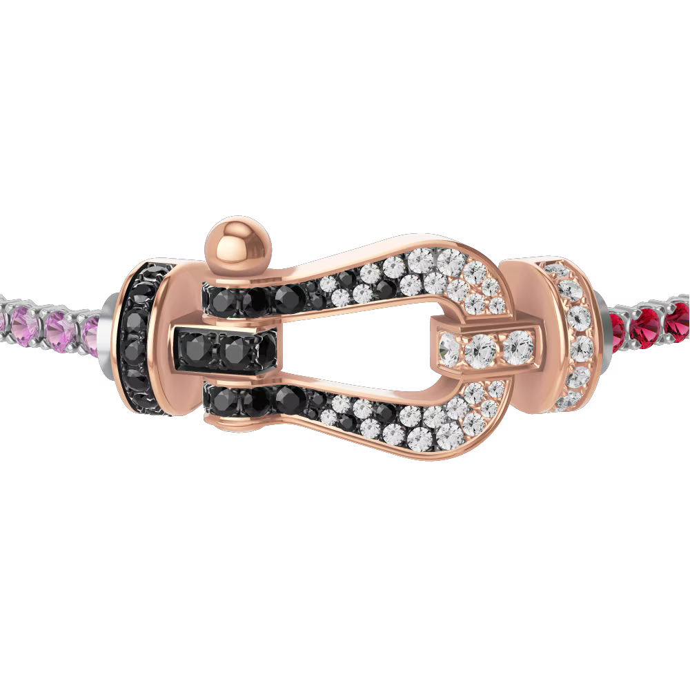 Bracelet Force 10, grand modèle, pavé