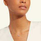 Collier Chance Infinie, moyen modèle, semi-pavé