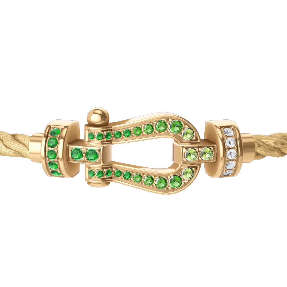 Bracelet Force 10, moyen modèle, pavé
