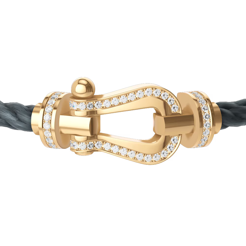 Bracelet Force 10, grand modèle, pavé