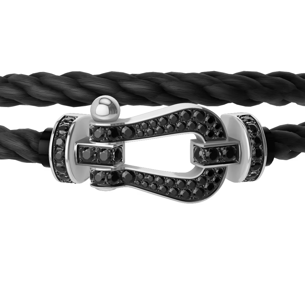 Bracelet Force 10, grand modèle, pavé