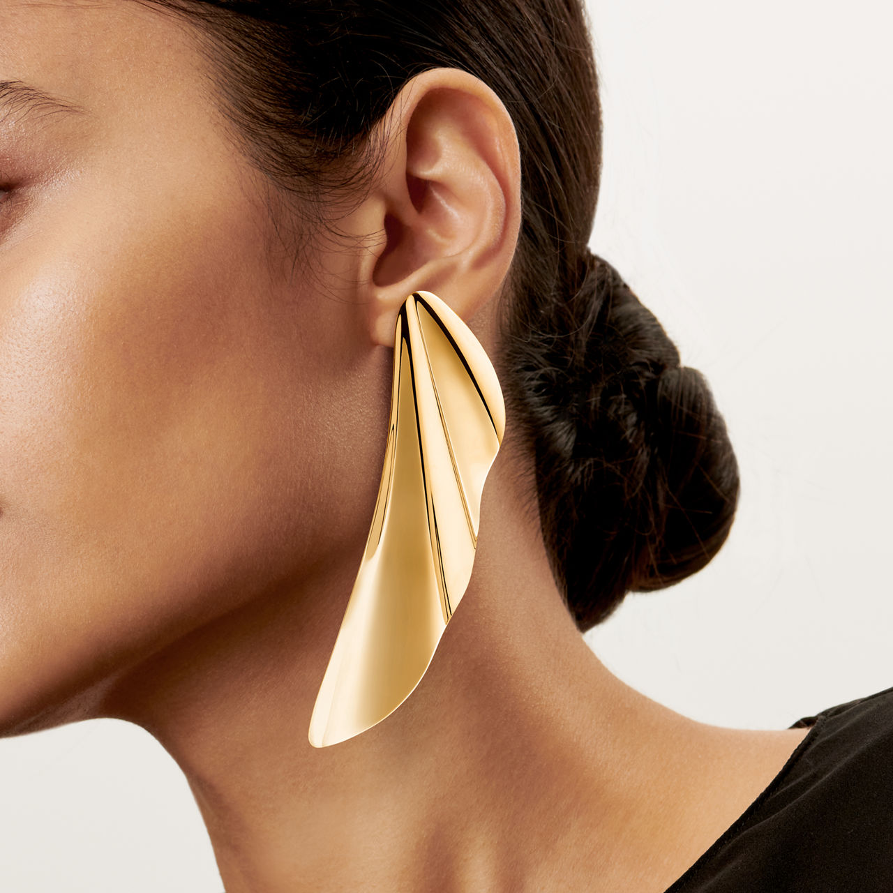 Boucles d’oreilles High Tide en or jaune 18 carats