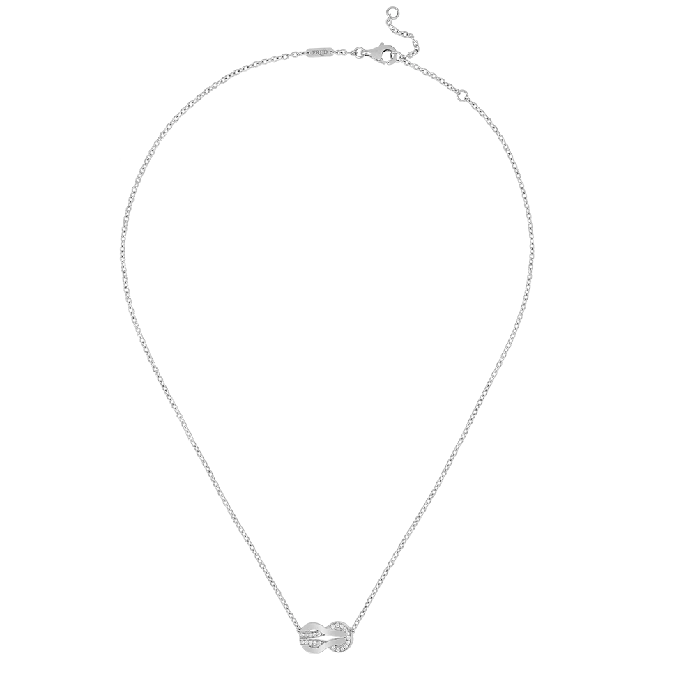 Collier Chance Infinie, moyen modèle, semi-pavé
