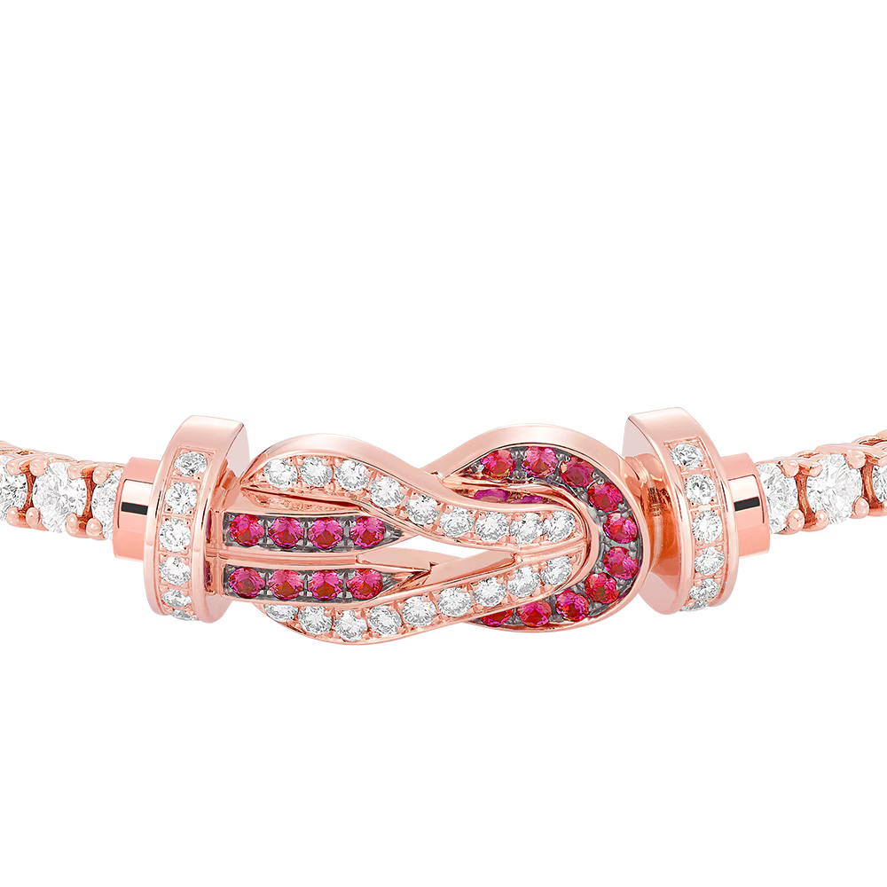 Bracelet Chance Infinie, grand modèle, pavé