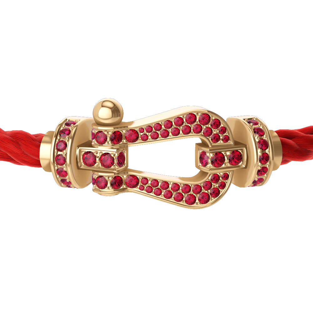 Bracelet Force 10, grand modèle, pavé