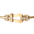 Bracelet Force 10, moyen modèle, semi-pavé