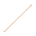 Bracelet maillons or rose 750/1000e