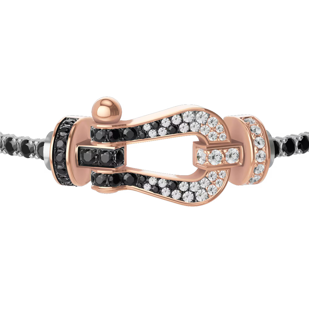 Bracelet Force 10, grand modèle, pavé