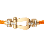 Bracelet Force 10, moyen modèle, semi-pavé