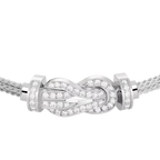 Bracelet Chance Infinie, grand modèle, pavé