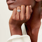 Return to Tiffany™ Bague Cœur Plein en argent 925 millièmes