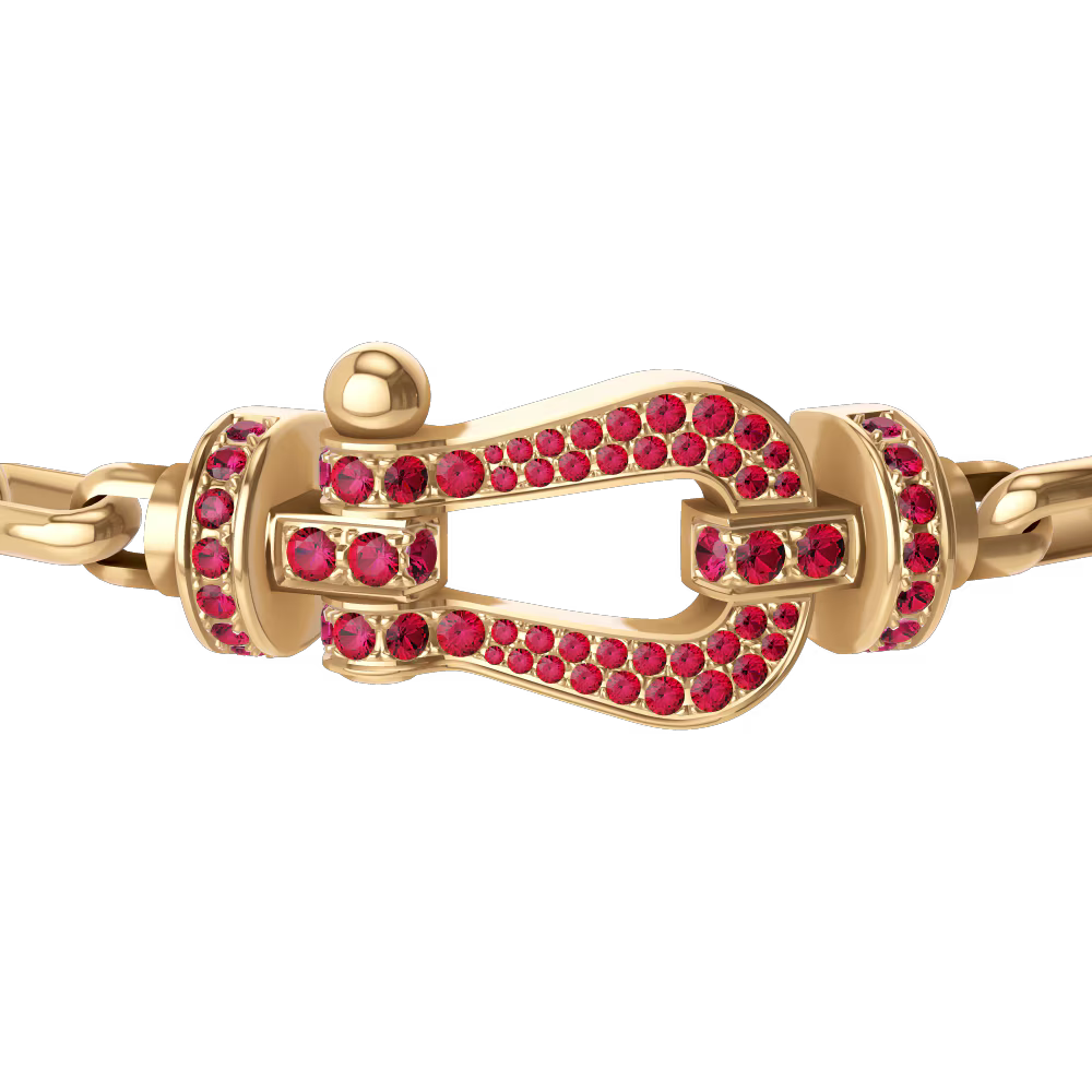 Bracelet Force 10, grand modèle, pavé