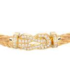 Bracelet Chance Infinie, grand modèle, pavé