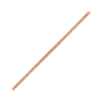 Bracelet multichaîne or rose 750/1000e