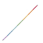 Bracelet ligne pierres de couleurs or blanc 750/1000e