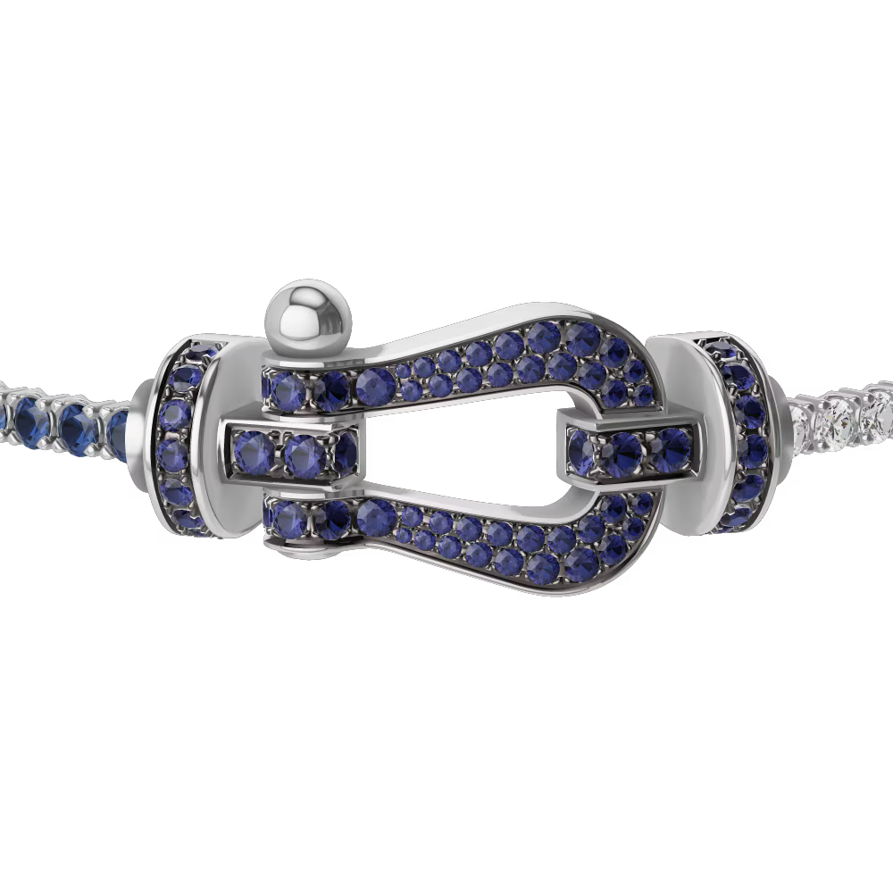 Bracelet Force 10, grand modèle, pavé