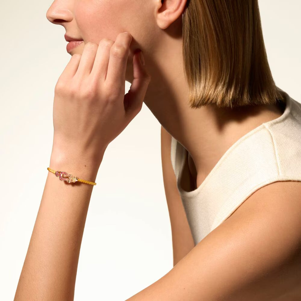 Bracelet Force 10, moyen modèle, pavé