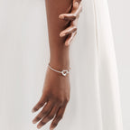 Bracelet jonc Open Heart en argent 925 millièmes, Medium