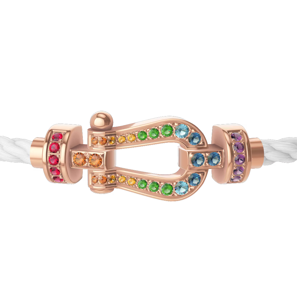 Bracelet Force 10, moyen modèle, pavé