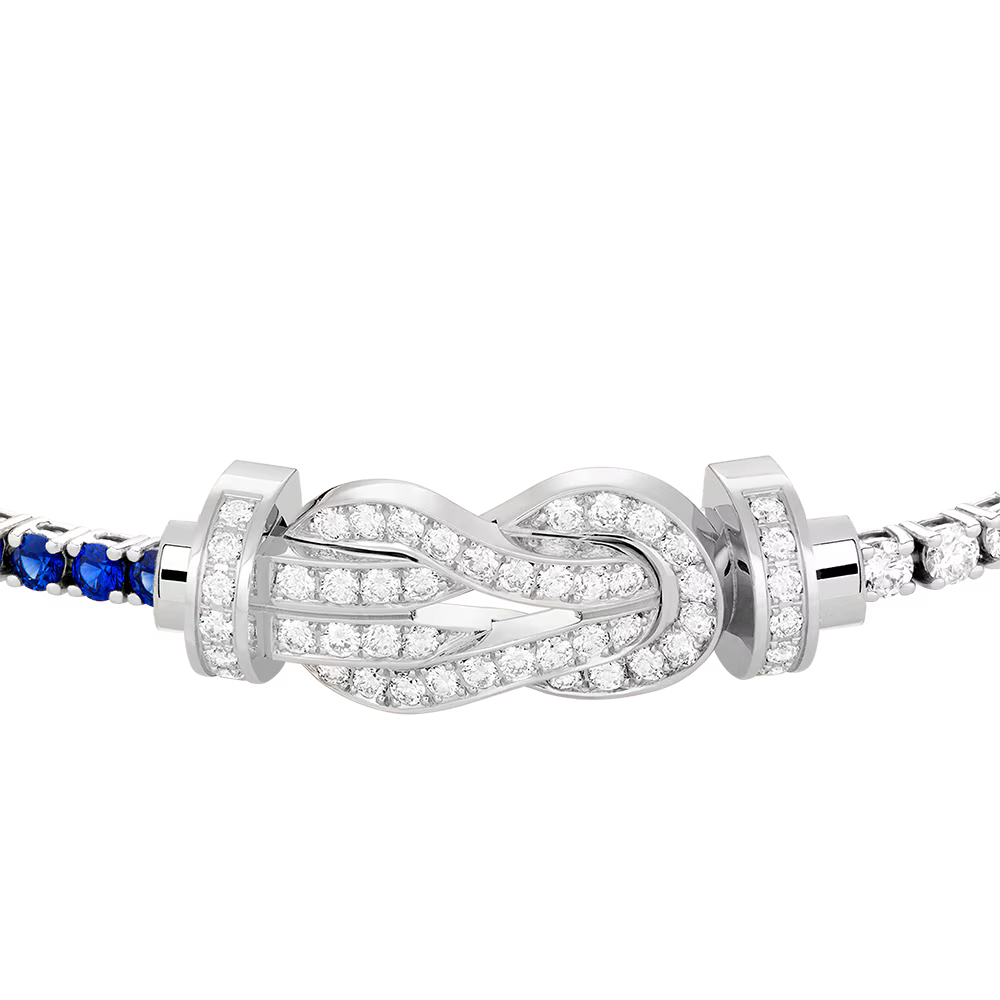 Bracelet Chance Infinie, grand modèle, pavé