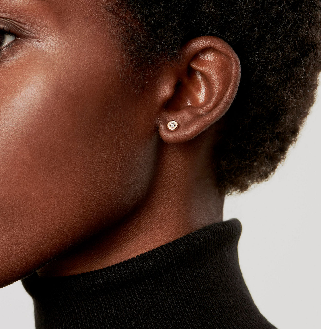 Boucles d’oreilles Diamonds by the Yard® en or rose 18 carats