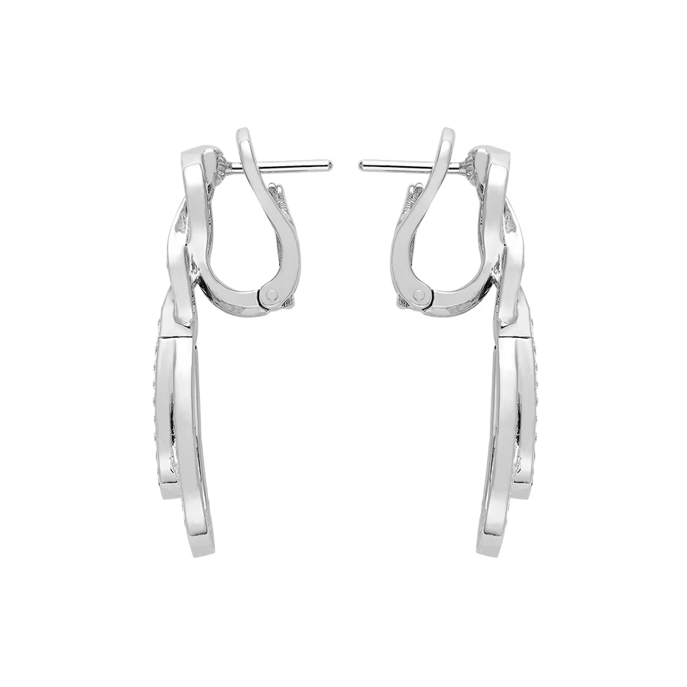 Boucles d'oreilles Chance Infinie, pavées