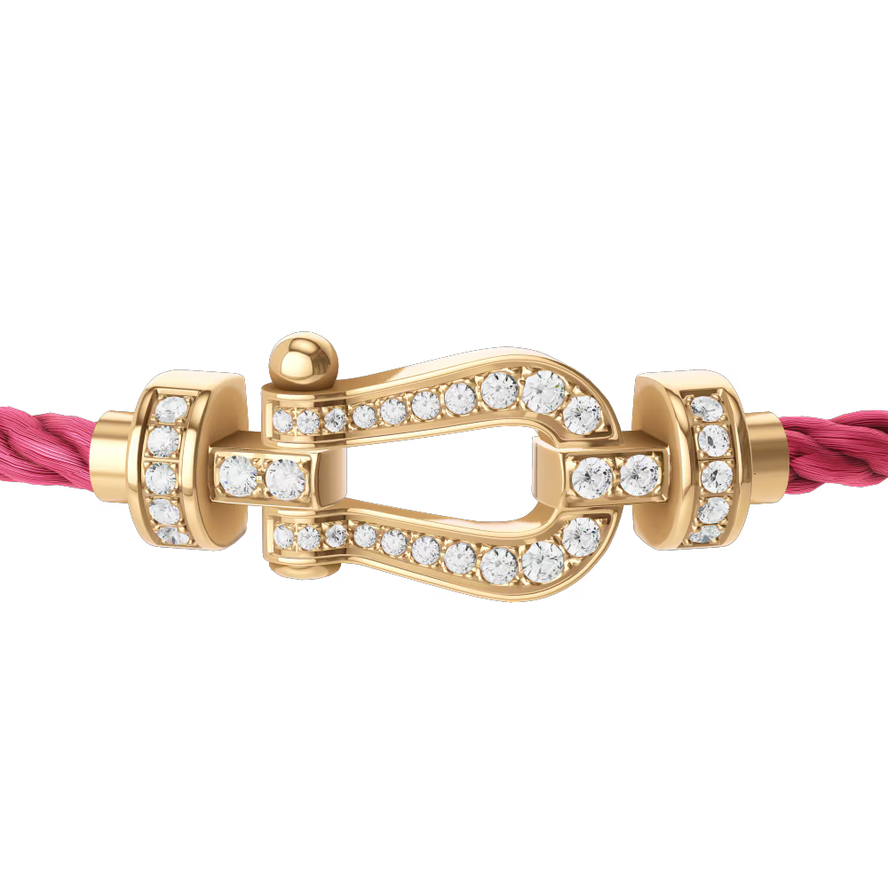 Bracelet Force 10, moyen modèle, pavé