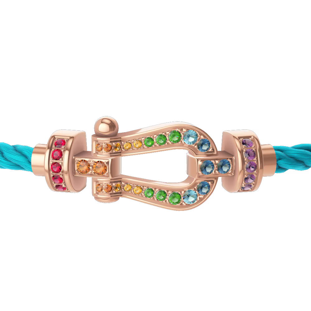 Bracelet Force 10, moyen modèle, pavé
