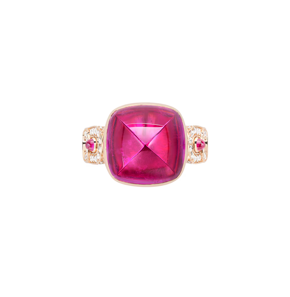 Bague 1936, rubellite