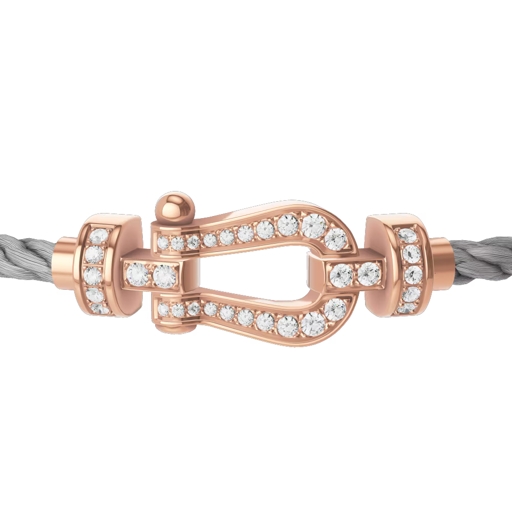 Bracelet Force 10, moyen modèle, pavé