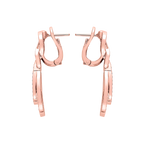 Boucles d'oreilles Chance Infinie, pavées