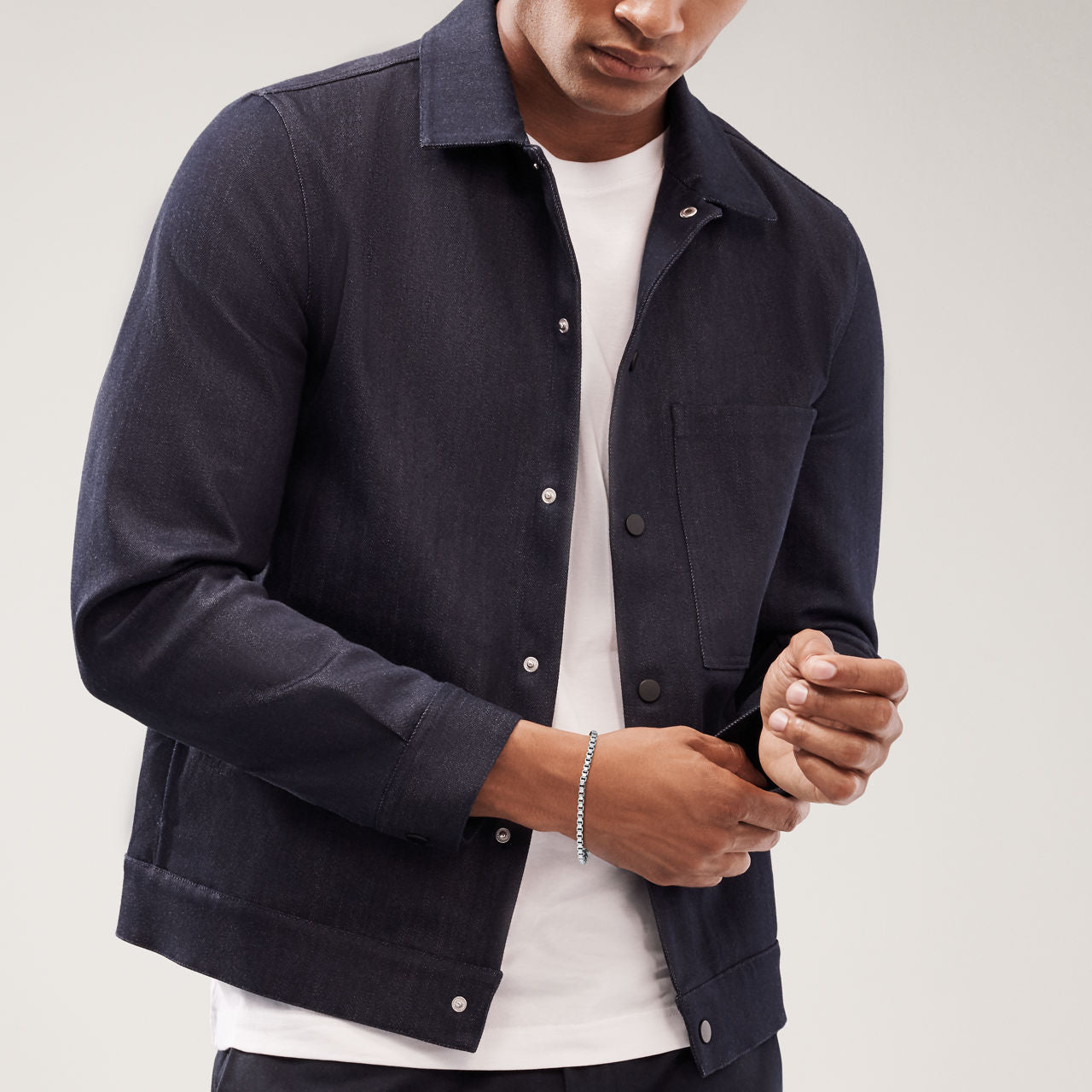 Bracelet à maillons vénitiens en argent 925 millièmes