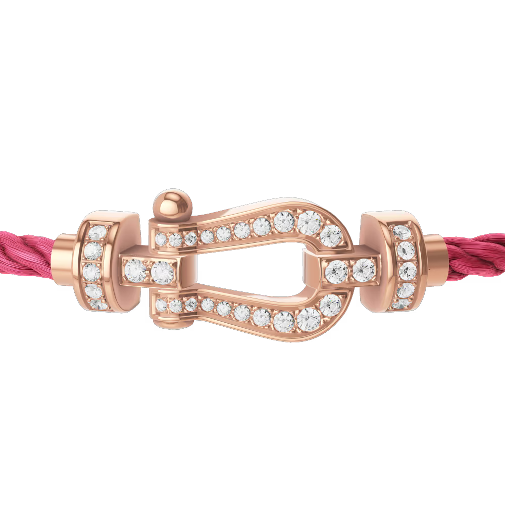 Bracelet Force 10, moyen modèle, pavé