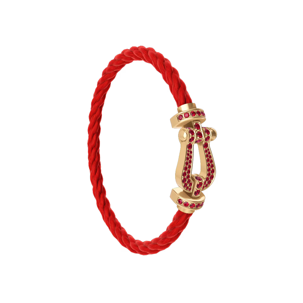 Bracelet Force 10, grand modèle, pavé