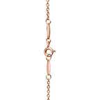 Bracelet Bean design en or rose 18 carats. 9 mm.