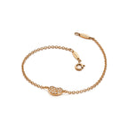 Bracelet Bean en or jaune 18 carats et diamants