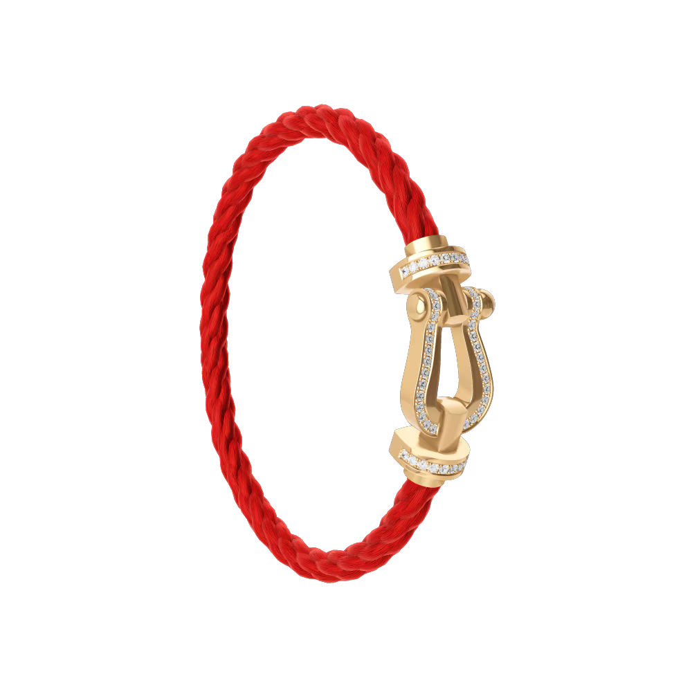 Bracelet Force 10, grand modèle, pavé