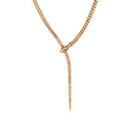Collier Serpent en or jaune 18 carats